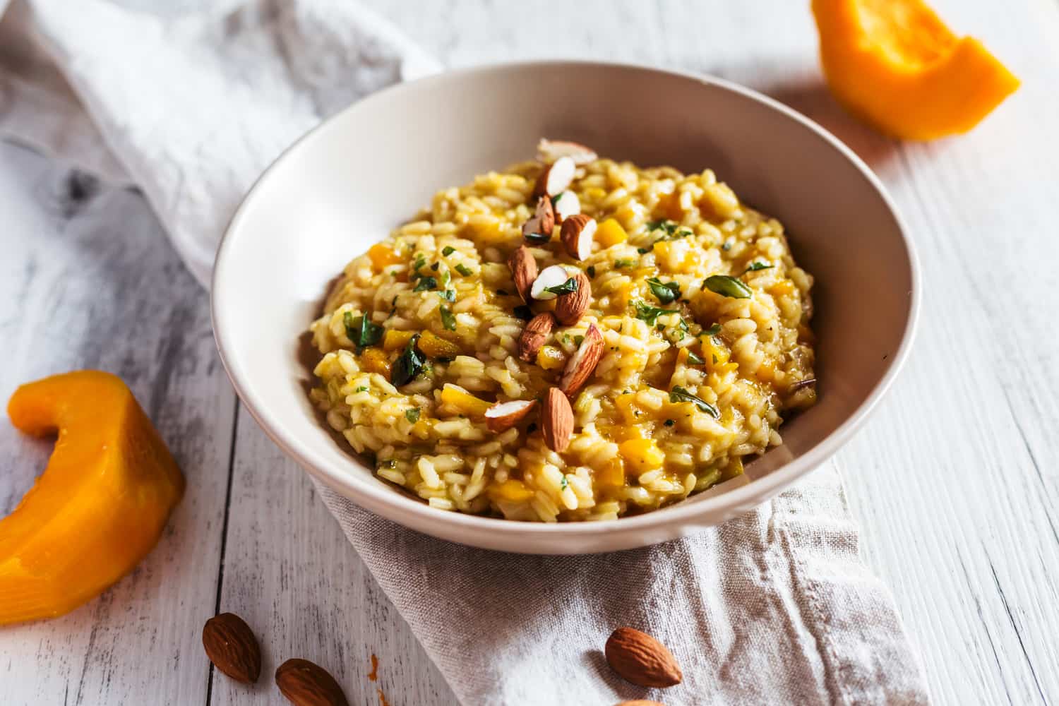 Risotto con calabaza